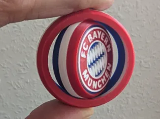 Schlüsselanhänger Bayern München - 3D - beweglich