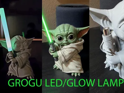 Grogu Jedi Lamp – The Light of the Force