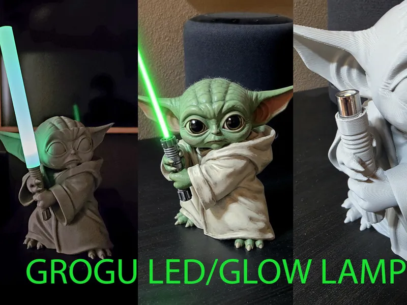 Grogu Jedi Lamp – The Light of the Force