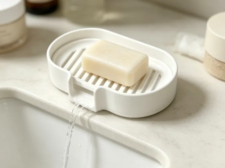 Simple draining soap box