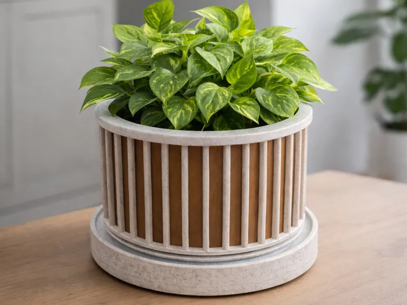 ReSpool Planter – Recycled Filament Spool Pot