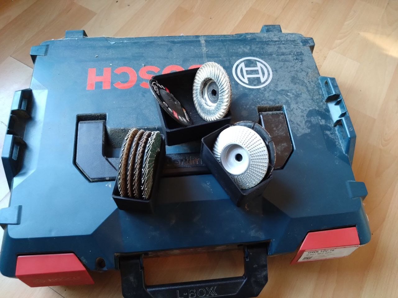 Gridfinity 76mm grinding disc holder