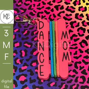 Accesorio para sujetar ligas de cabello: Dance Mom Hair Tie Holder — vista de referencia 3