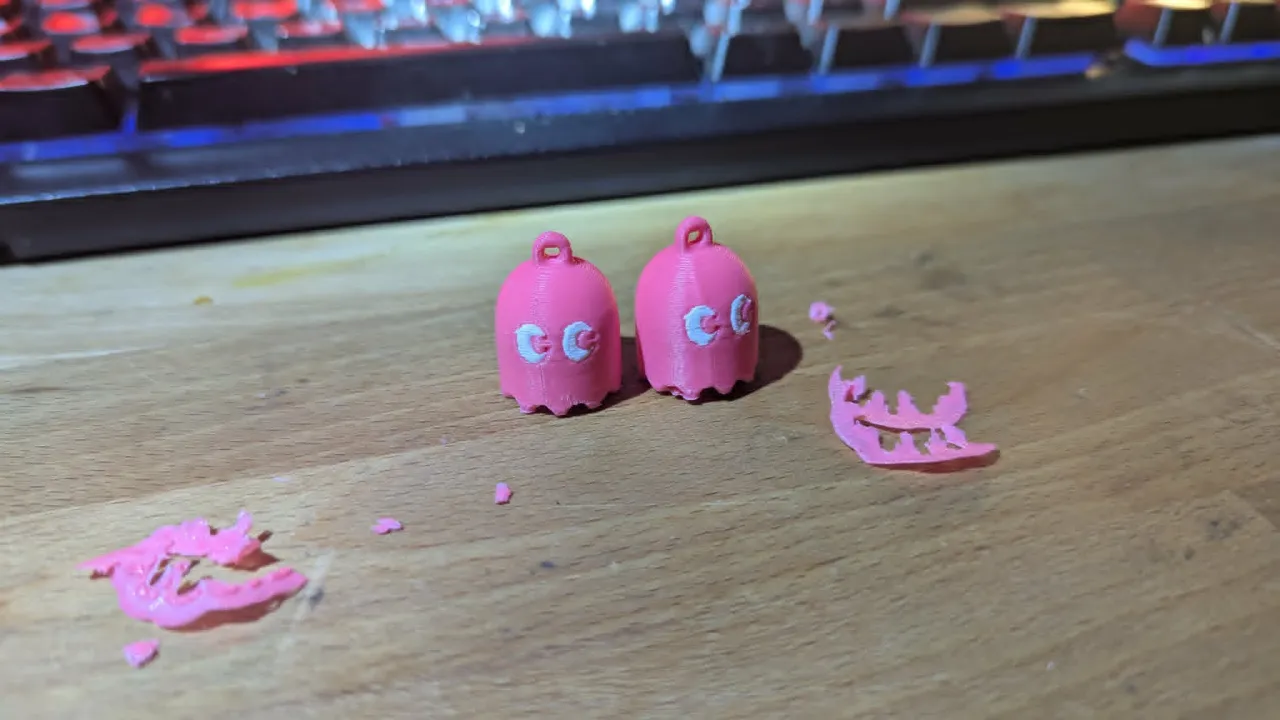 Pac-Man Ghost Earrings view 4