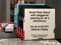 5x Plate Stand - No Scraper Slot - PLA at 0.12mm Layers