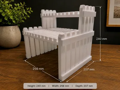 Fence Organizer Shelf