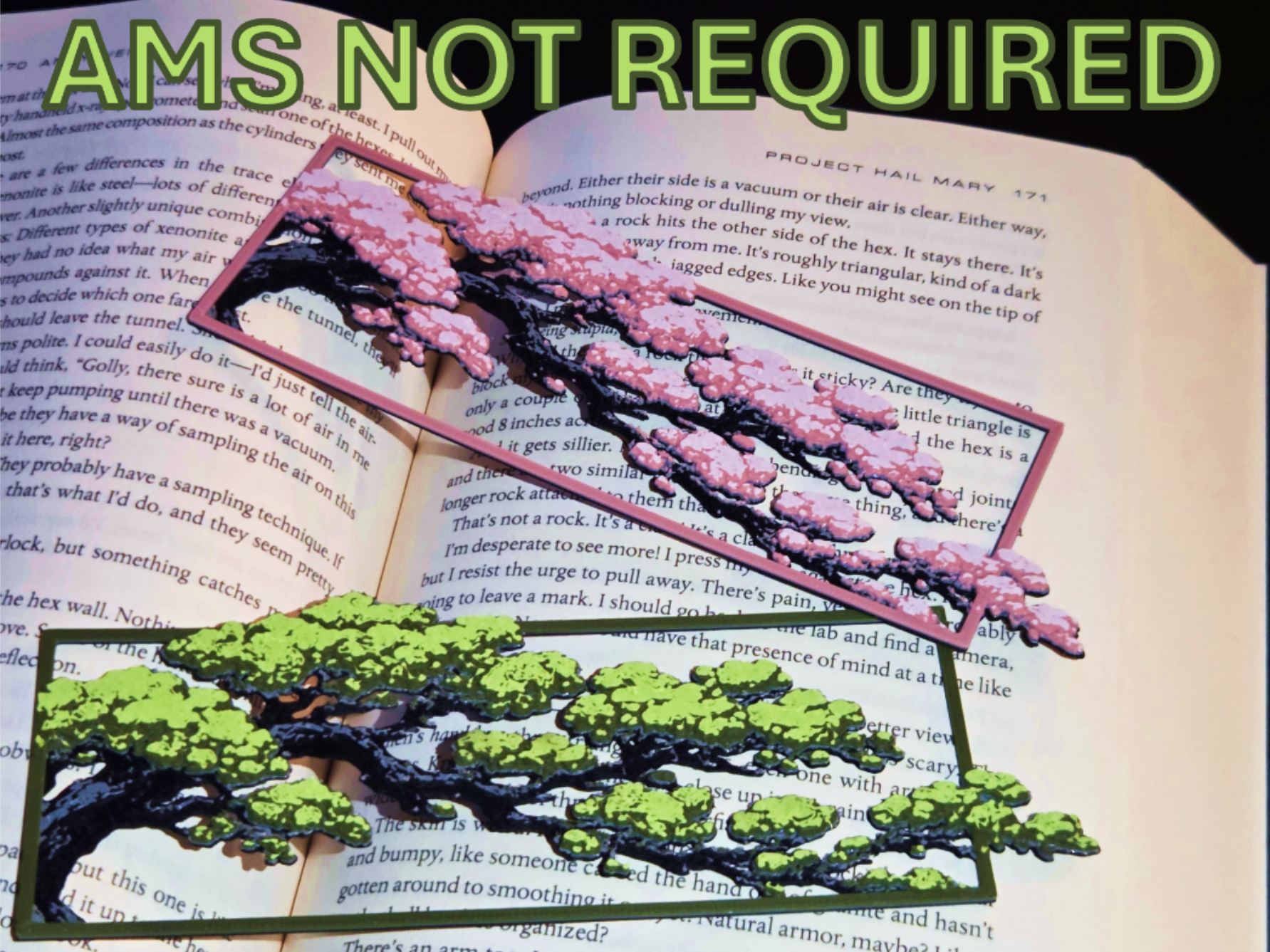 Bonsai Bookmark / Sakura Bookmark