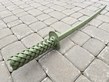 Adorno temático: Long Dragon Katana (Print-in-Place) — vista de referencia 3