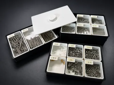 Stackable Hardware/Screw Storage Box