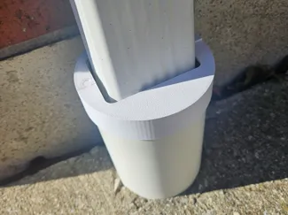 Eaves Trough Downspout Cap