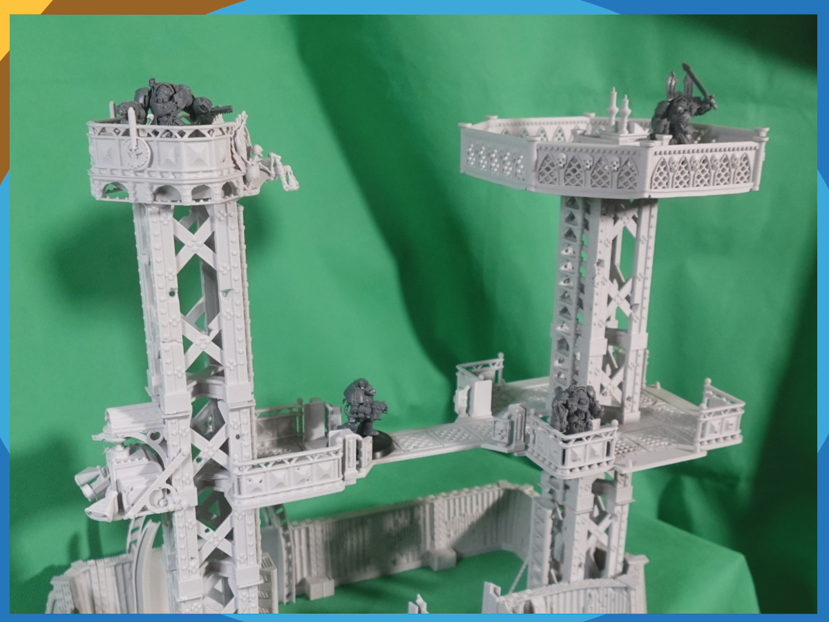 Industrial Girder Set D, Modular Terrain 3D model