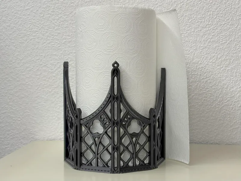 Oriel - Gothic Paper Towel Stand