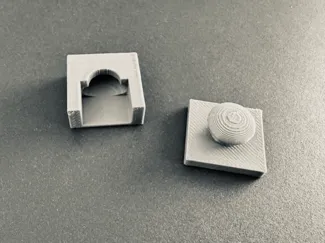 easy hang two part hook - hotglue smooth surfaces