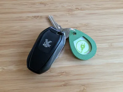 EV Charging Card Keychain Holder (Travelcard)