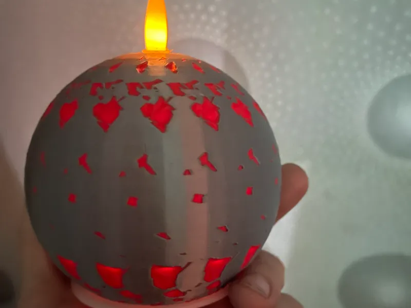 Round LED Candle Lamp Customizable,First Prototype