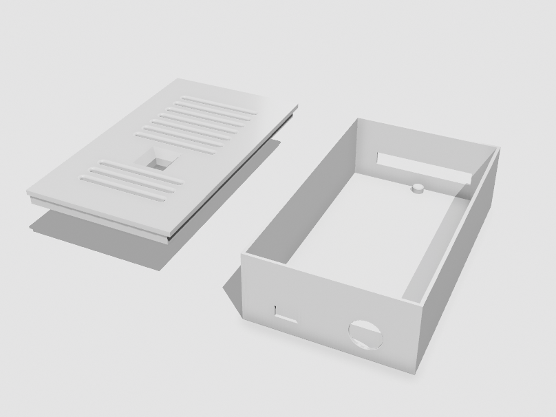 IoTorero LS8P ESP32 Controller Gehäuse 3D model