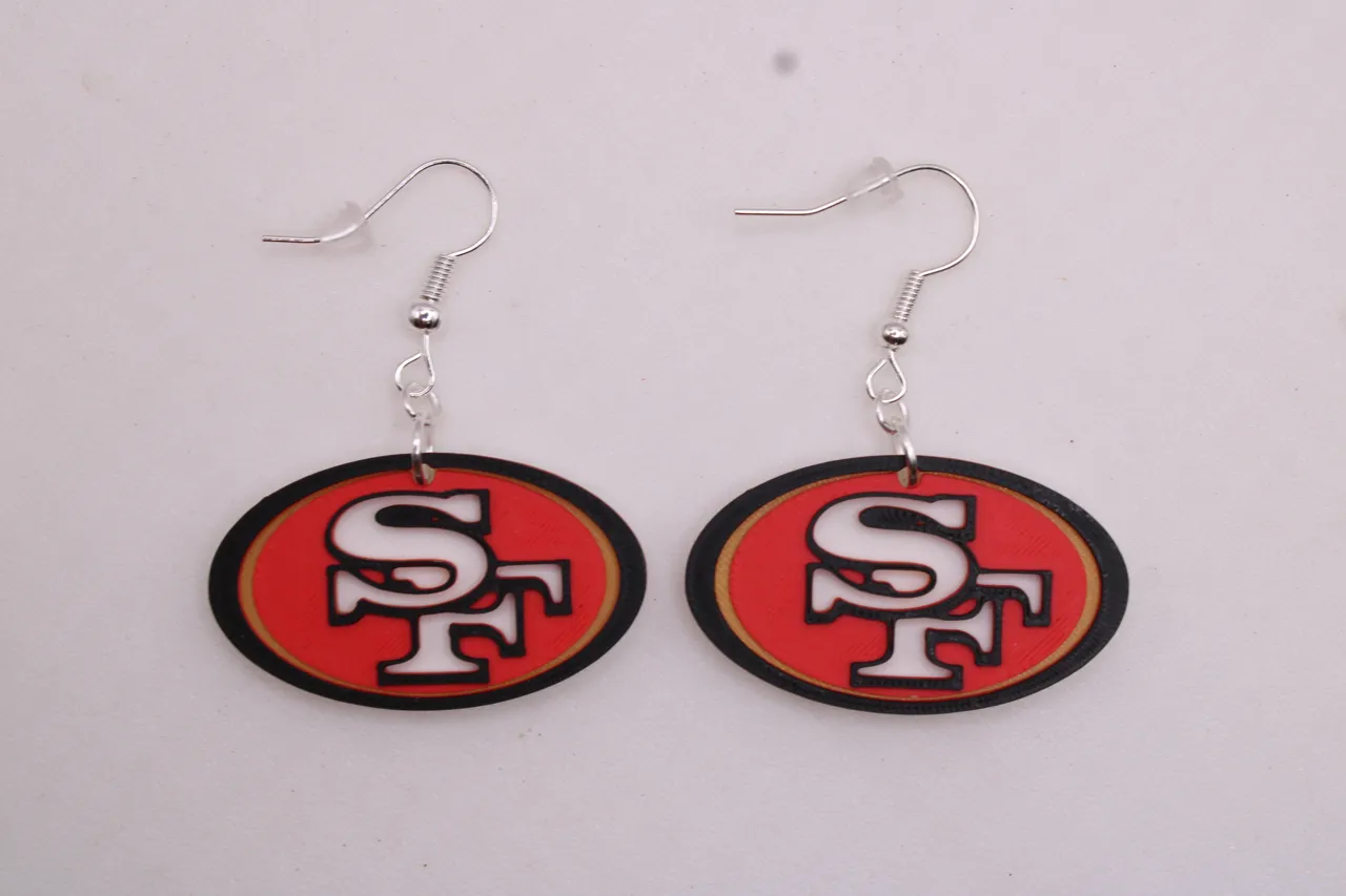 San Francisco 49ers Earrings view 3