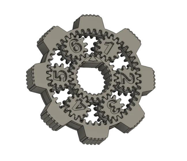 D6 Spinner Fidget