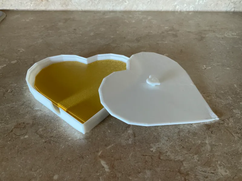Heart Coaster with Box