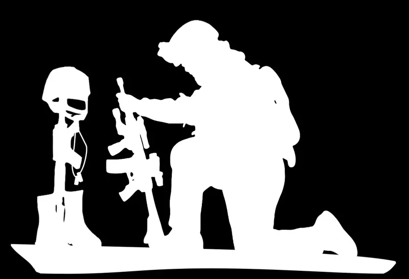Soldier's cross light box