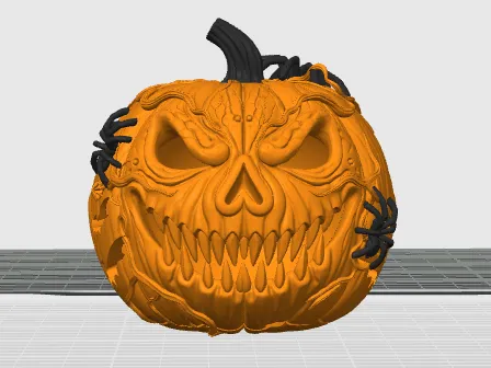 Zucca Spettrale LED con Ragni