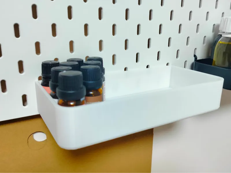 Bandeja organizadora para SKÅDIS IKEA 238x100x40mm