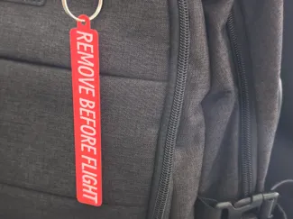 Keychain Remove before Flight