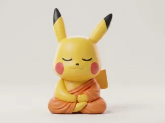Pikachu Buddha Pokemon