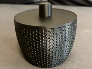Bowl with Lid - Honeycomb Design