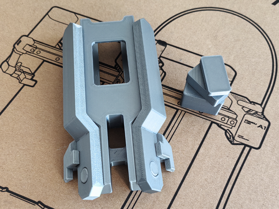Miniatura 1 do modelo 3D 折叠式曲柄脚撑