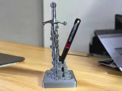 Excalibur pen holder 