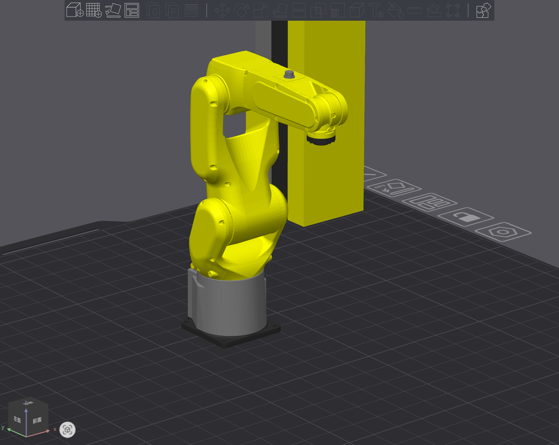Miniatura 2 do modelo 3D 发那科LR Mate 200iD工业机器人