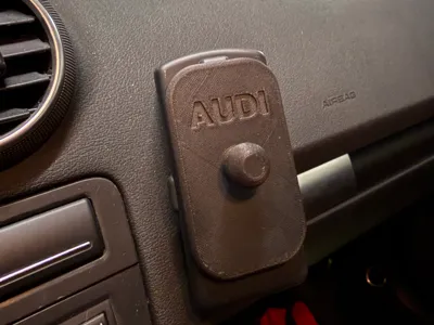 Audi phone mount to 17mm ball head mount
