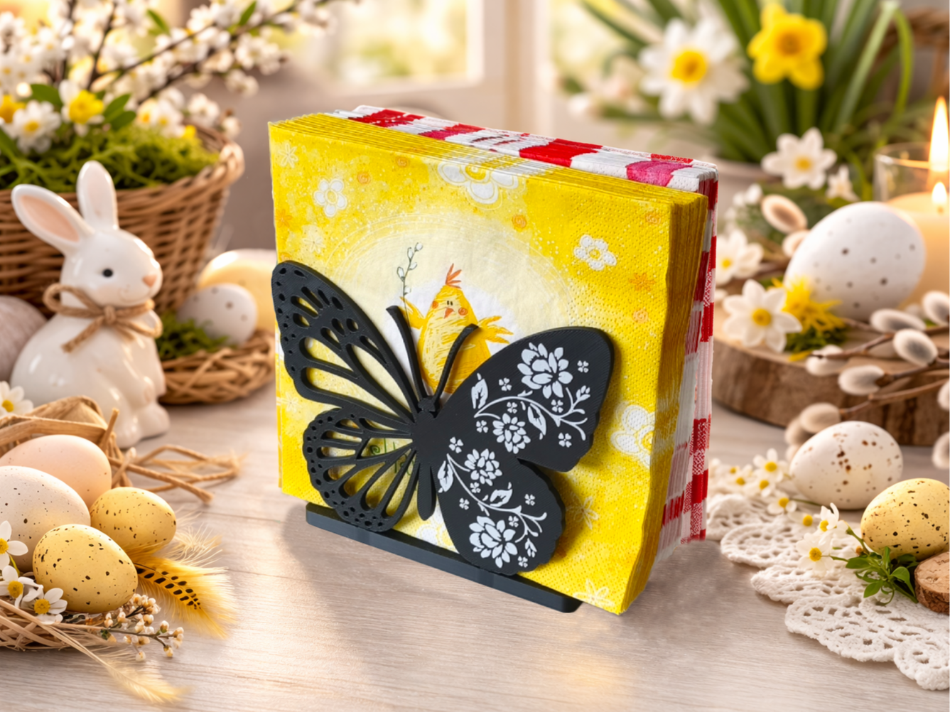 Napkin holder  - butterfly