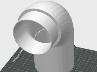 Condensate Trap 100mm Duct for limited space