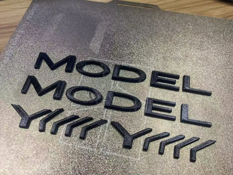 特斯拉ModelYL modely后标 贴标