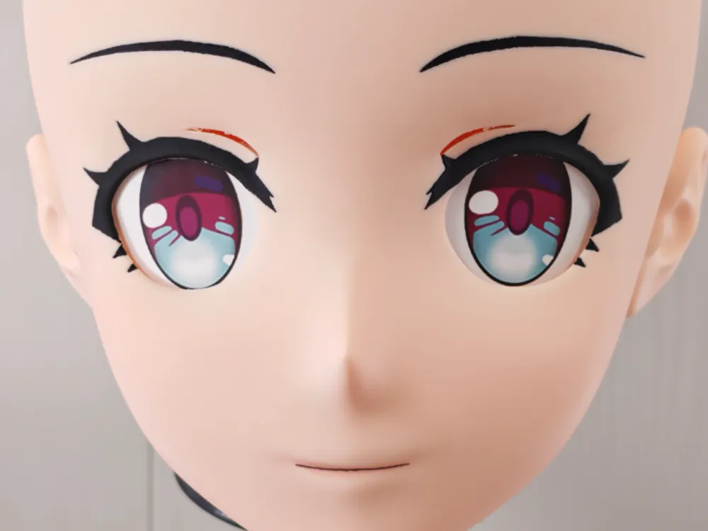 Modelo para impresión 3D: kigurumi头壳-三月七-崩坏星穹铁道. Referencia del modelo original.