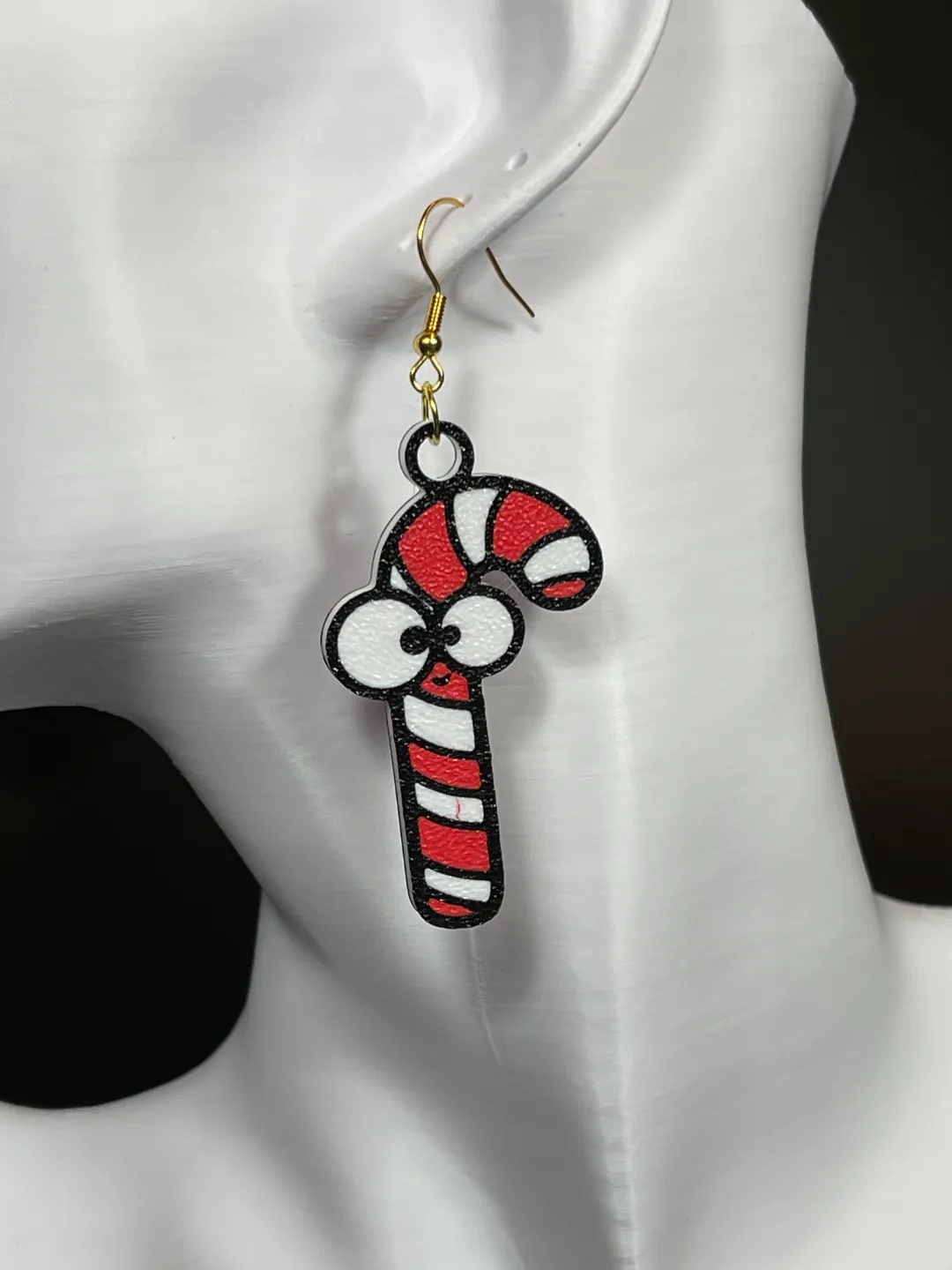 Candy Cane Earrings view 3