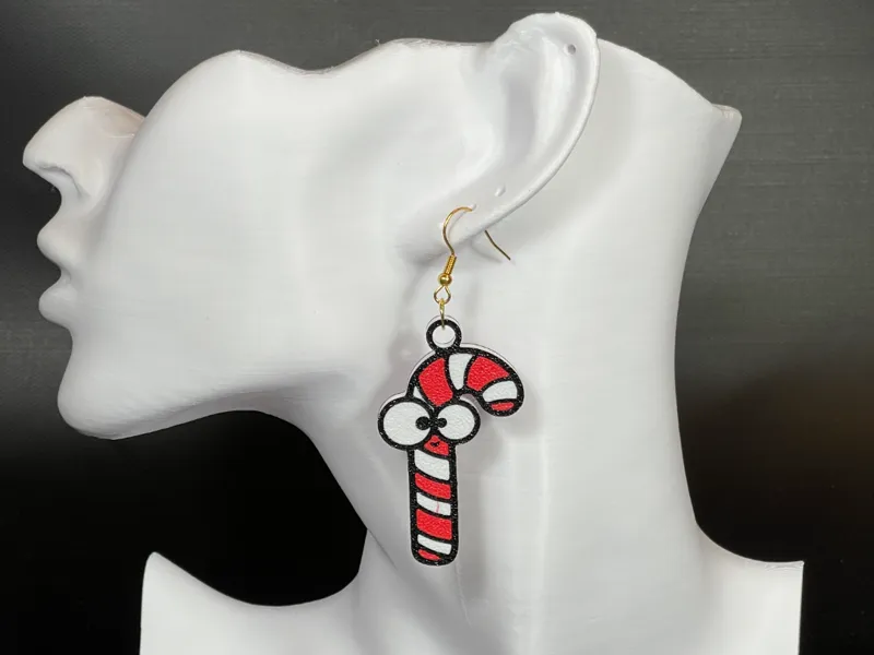 Candy Cane Earrings