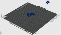 Clip on side face 16mm - ABS