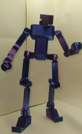 A low poly mech
