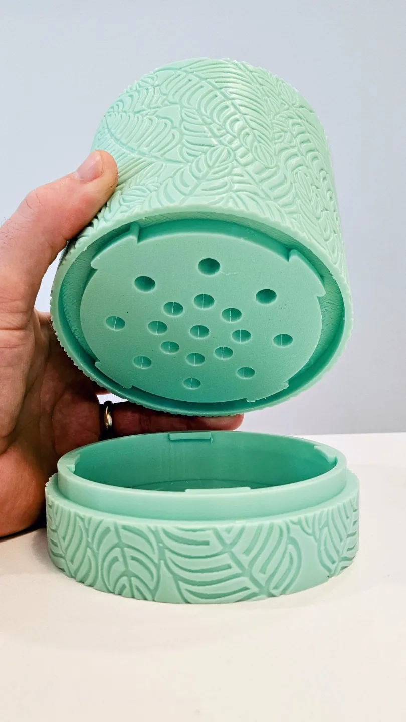 Palm Planter with Hidden Drip Tray view 3