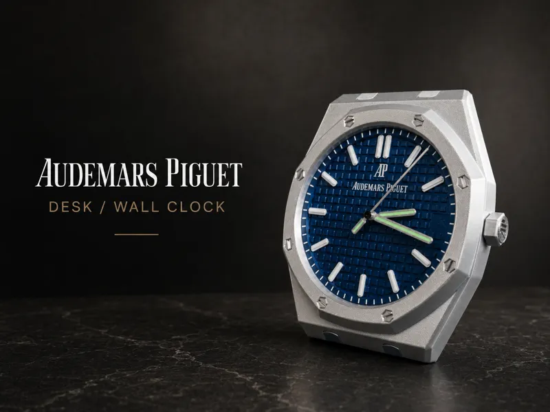 Audemars Piguet inspired Royal Oak Wall Desk Clock