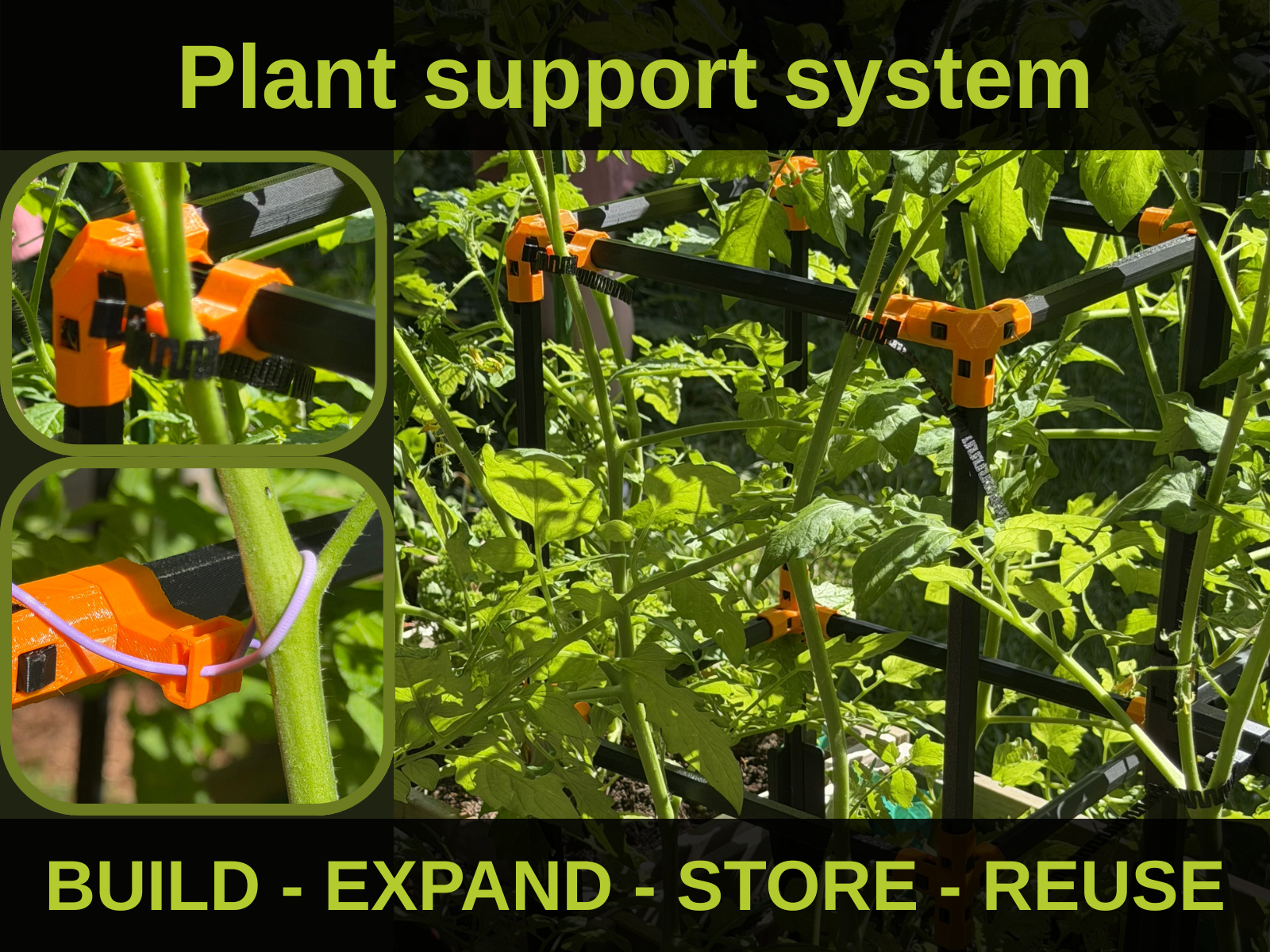 Miniatura 2 do modelo 3D Plant Support System - Modular & Parametric