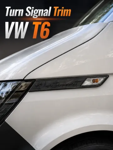 Modelo para impresión 3D: Embellecedor intermitente lateral Volkswagen T6 — vista de referencia 2