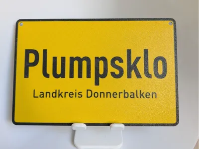 Funny Outhouse Sign