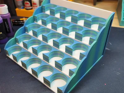 2 fl oz paint bottle rack, holds 25