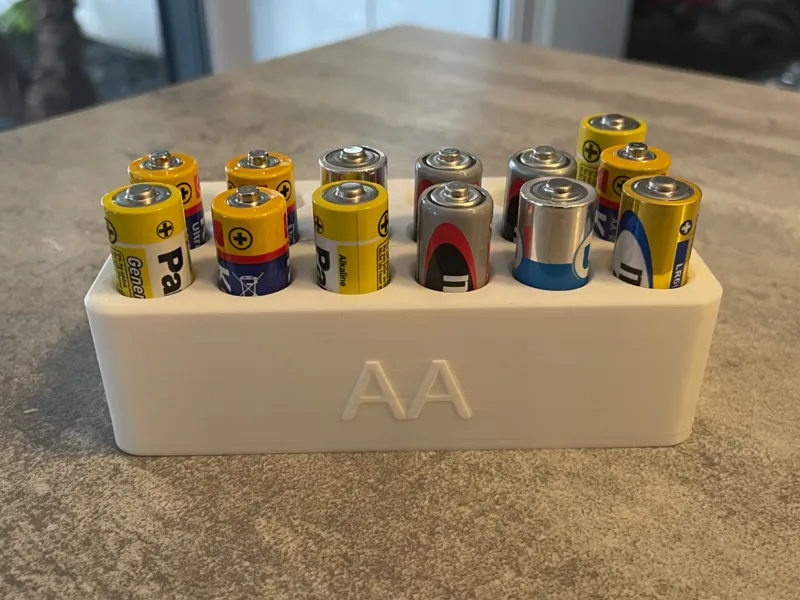 aa battery storage