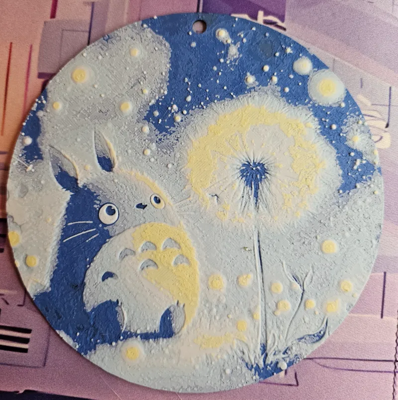 Totoro Hueforge Decoration (Wall Ornament) 2 vers.