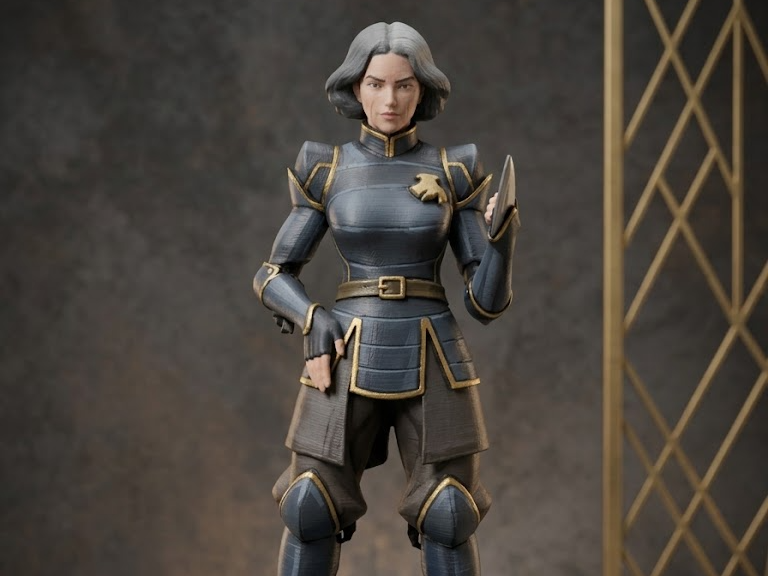 Lin Beifong - The Legend of Korra TLOK (Detailed) 3D model